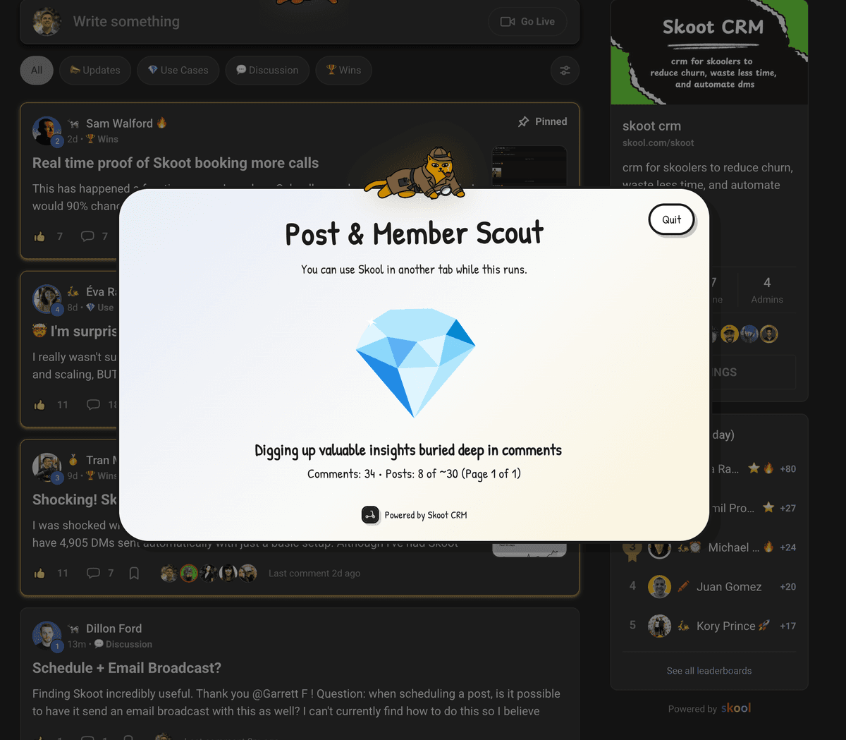 Scout+ screenshot